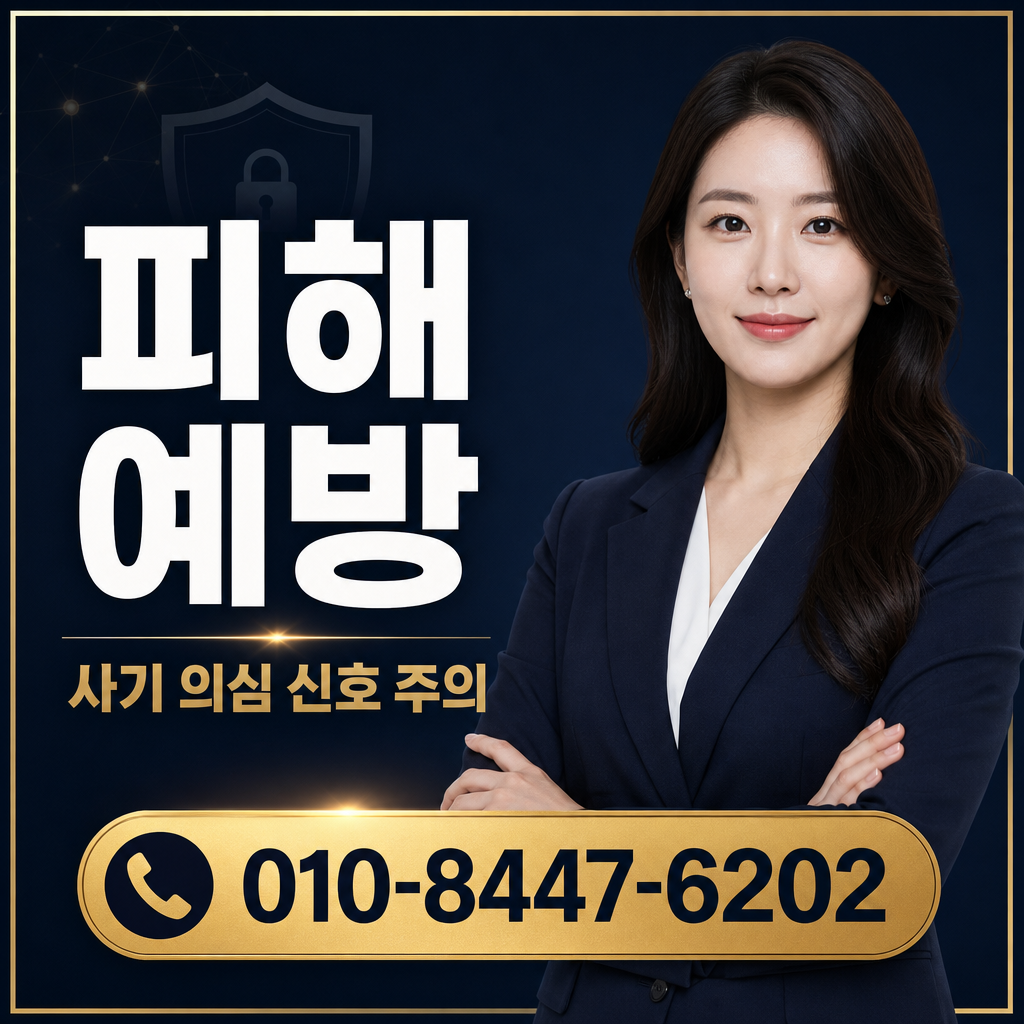 피해 예방 주의사항